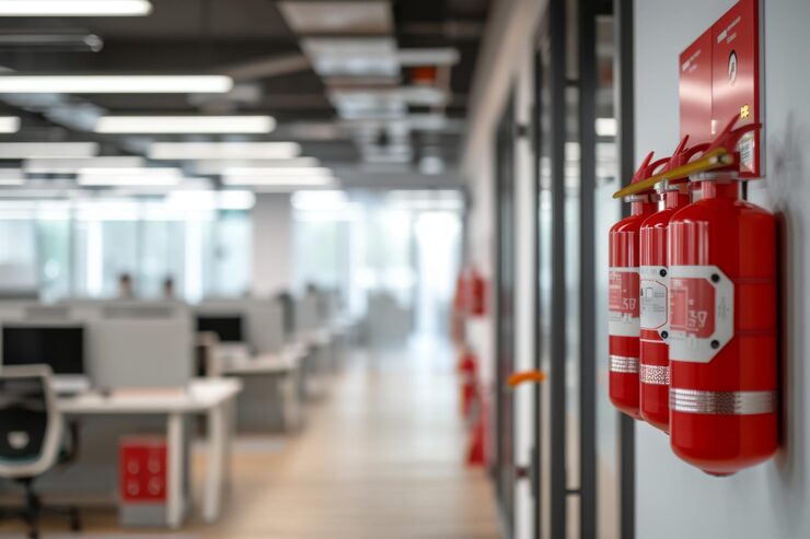 Detencion de incendios en oficinas