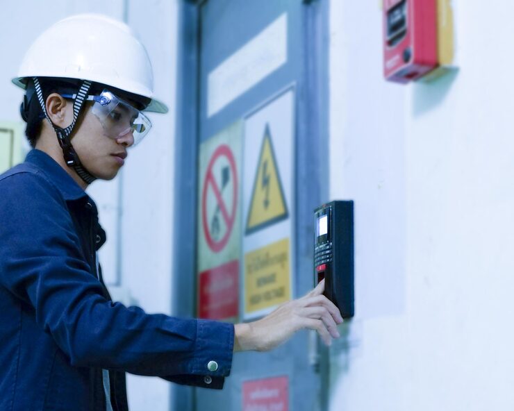 control acceso industial